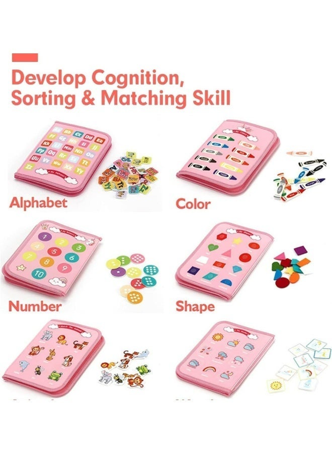 أبلينم ألعاب مونتيسوري التفاعلية للأطفال من عمر سنة إلى أربع سنوات، هدايا أعياد ميلاد للبنات والأولاد، ألعاب حسية للأطفال الصغار من عمر سنة إلى ثلاث سنوات، ألعاب تعليمية للسفر، أنشطة ما قبل المدرسة لتنمية المهارات الحركية الدقيقة - Image 5